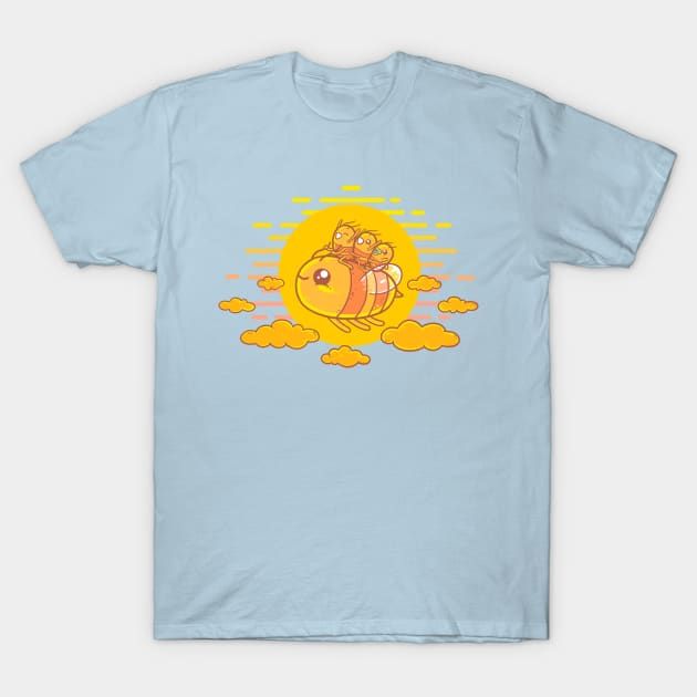 Bee Ride T-Shirt by spookylili